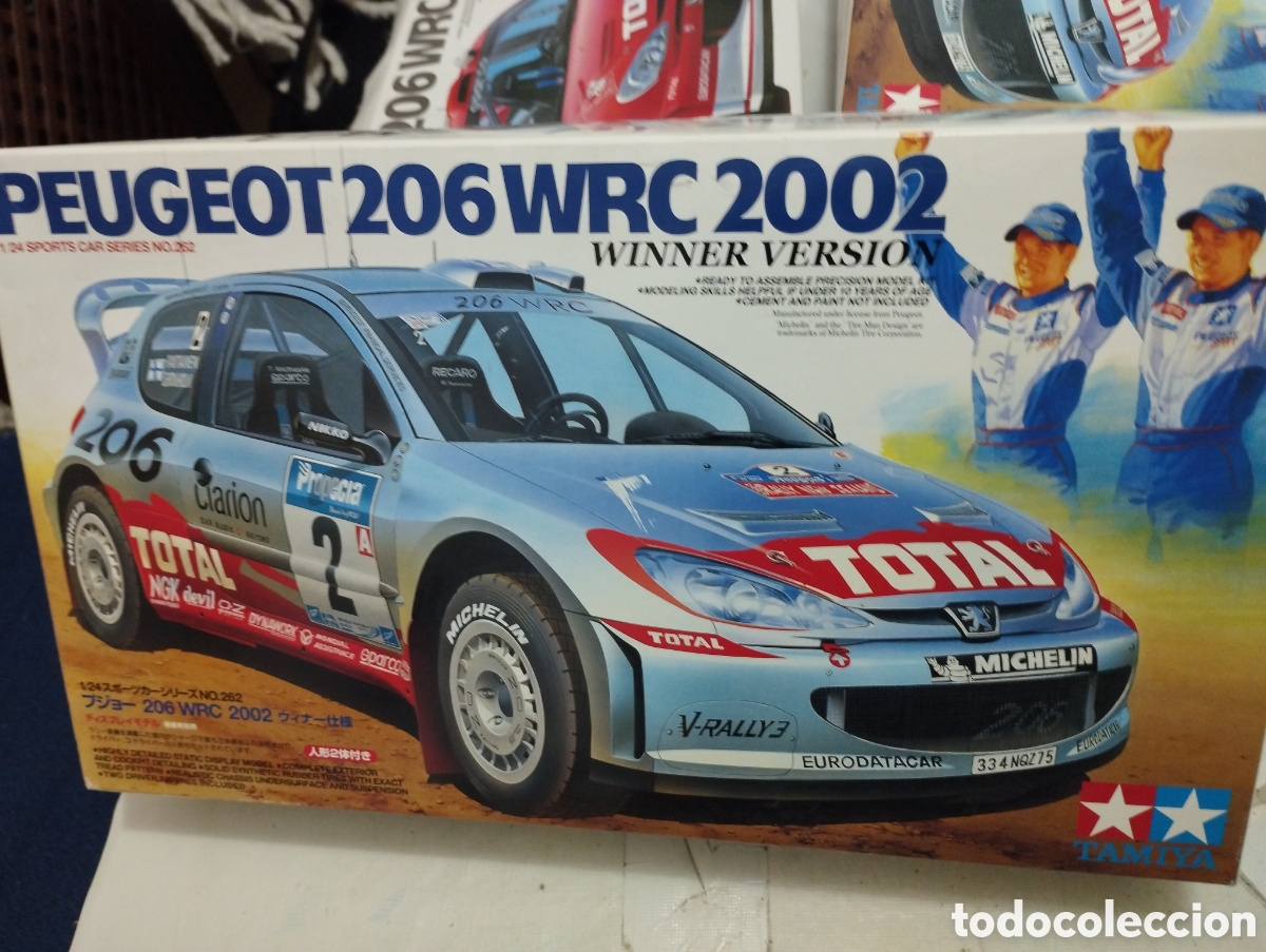 Maquetas: TAMIYA - PEUGEOT 206 WRC VERSION 2002 WINNER VERSION. 1/24. 24262 - Foto 1
