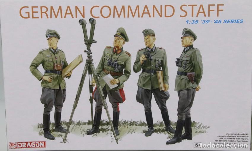 Maquetas: Maqueta figuras alemanas oficiales Estado Mayor &ndash; Command Staff, ref. 6213, 1/35, Drag&oacute;n