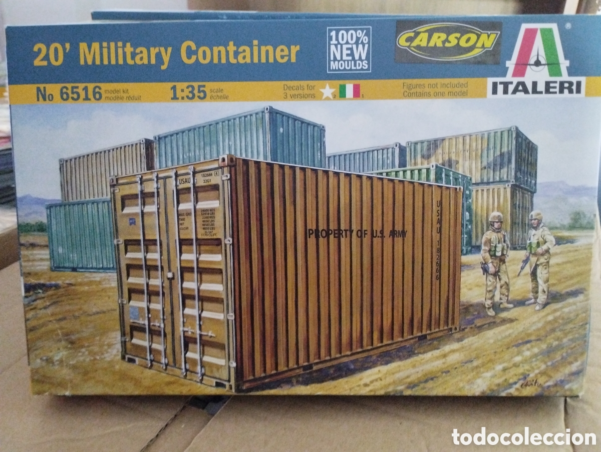 Maquetas: ITALERI - 20 MILITARY CONTAINER. 1/35. 6516 - Foto 1