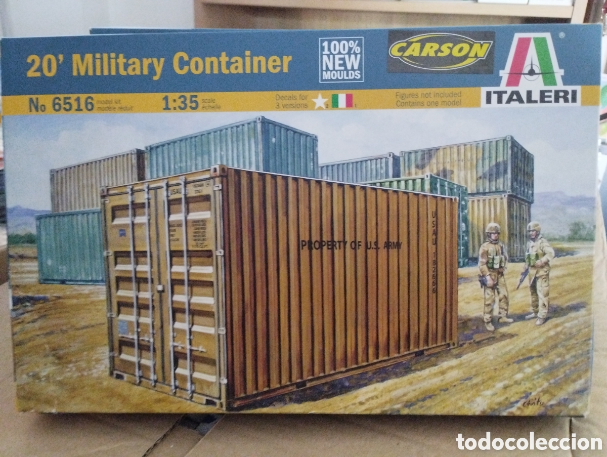 Maquetas: ITALERI - 20 MILITARY CONTAINER. 1/35. 6516 - Foto 1