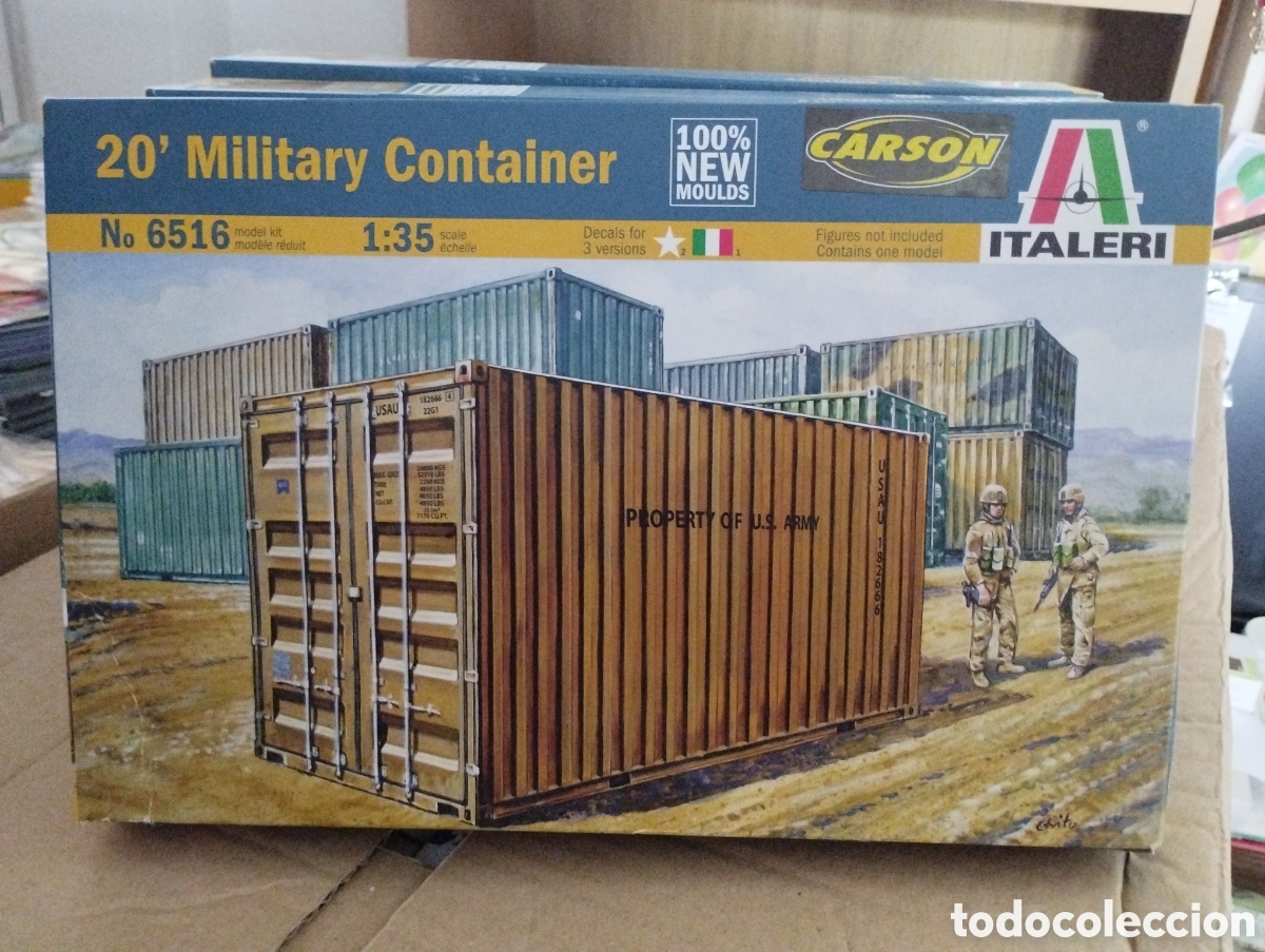 Maquetas: ITALERI - 20 MILITARY CONTAINER. 1/35. 6516 - Foto 1