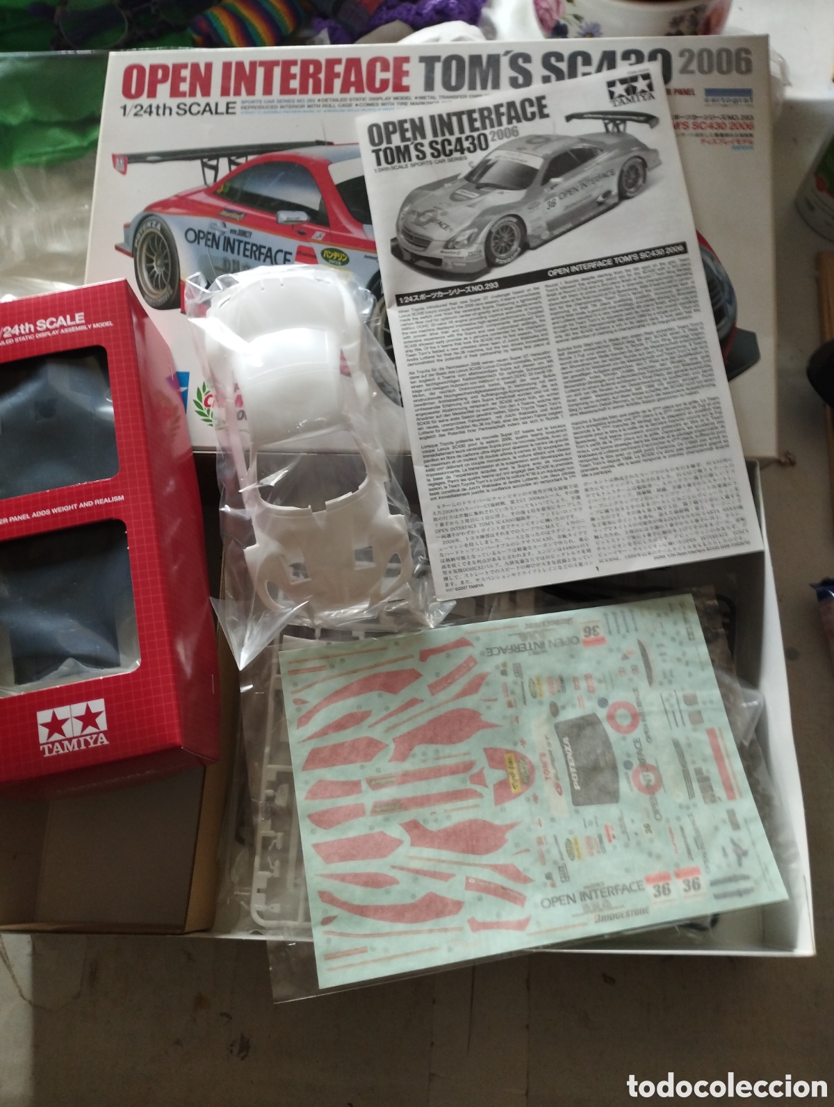 Maquetas: TAMIYA - OPEN INTERFACE TOMS SC430. 2006. 1/24. 24293 - Foto 2