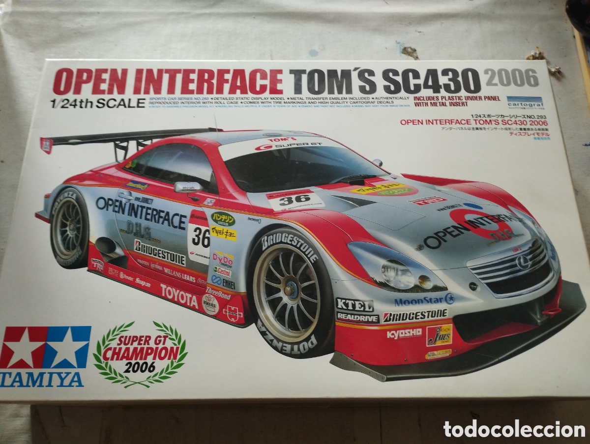Maquetas: TAMIYA - OPEN INTERFACE TOMS SC430. 2006. 1/24. 24293 - Foto 1