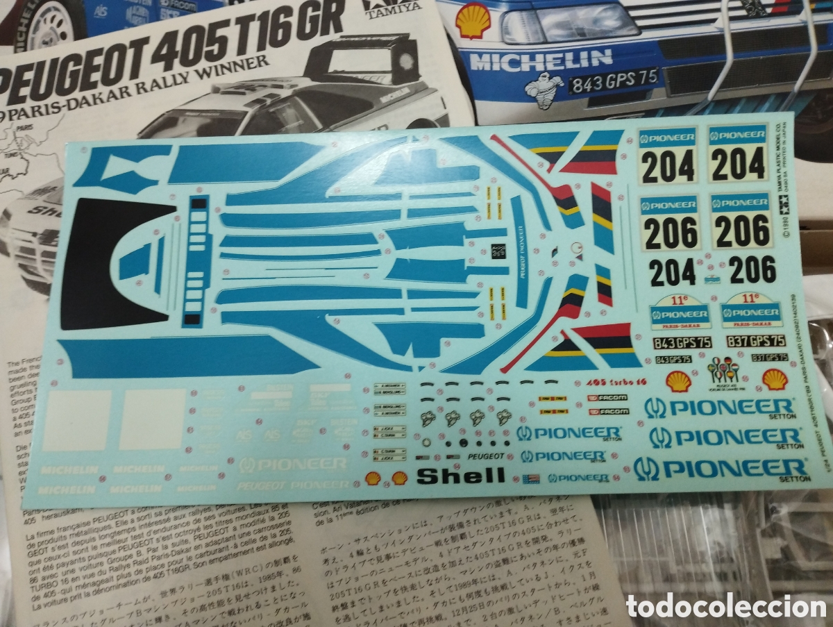 tamiya - peugeot 405t 16gr. 1/24. 24092 - Buy Scale models of cars 