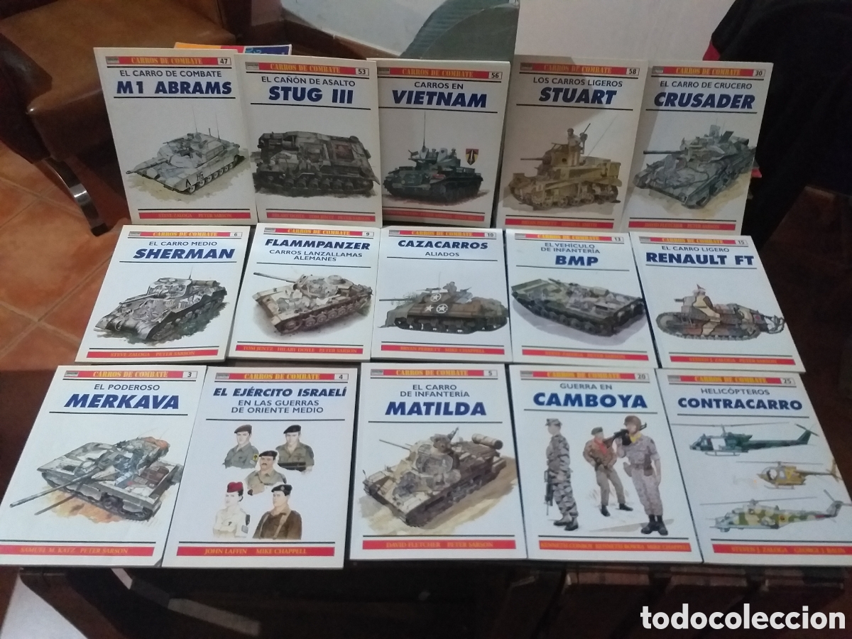 Maquetas: 15 libros Carros de combate - Foto 1