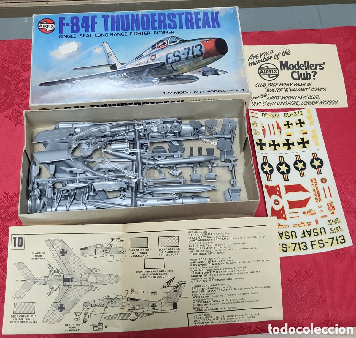 Maquetas: AIRFIX- F-84F THUNDERSTREAK. ESCALA 1/72 - Foto 2