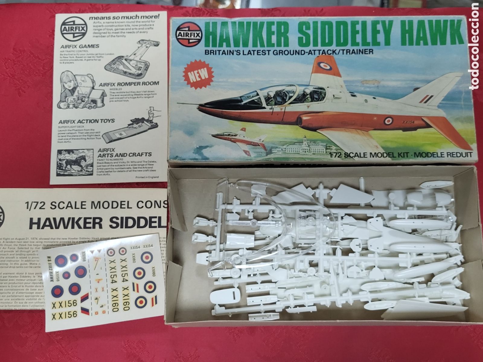 Maquetas: AIRFIX . HAWKER SIDDELEY HAWK. ESCALA 1/72 - Foto 2