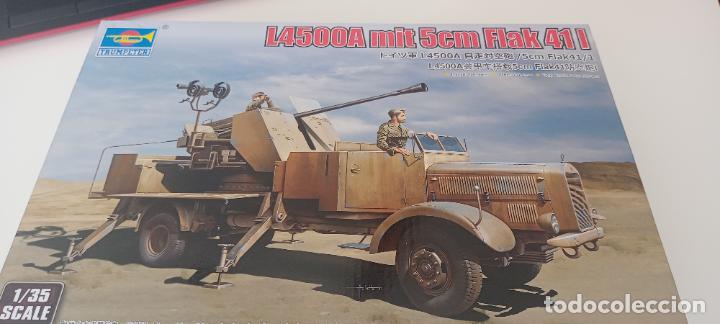 Maquetas: WWII 1/35 TRUMPETER - L4500A MIT 5CM FLAK 41 I Ref. 09595 - Foto 2