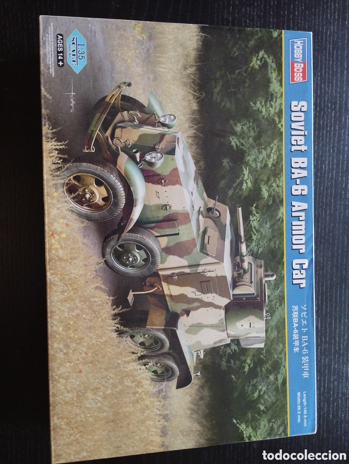 Maquetas: HOBBY BOSS - SOVIET BA-6 ARMOR CAR 1/35 83839 - Foto 1