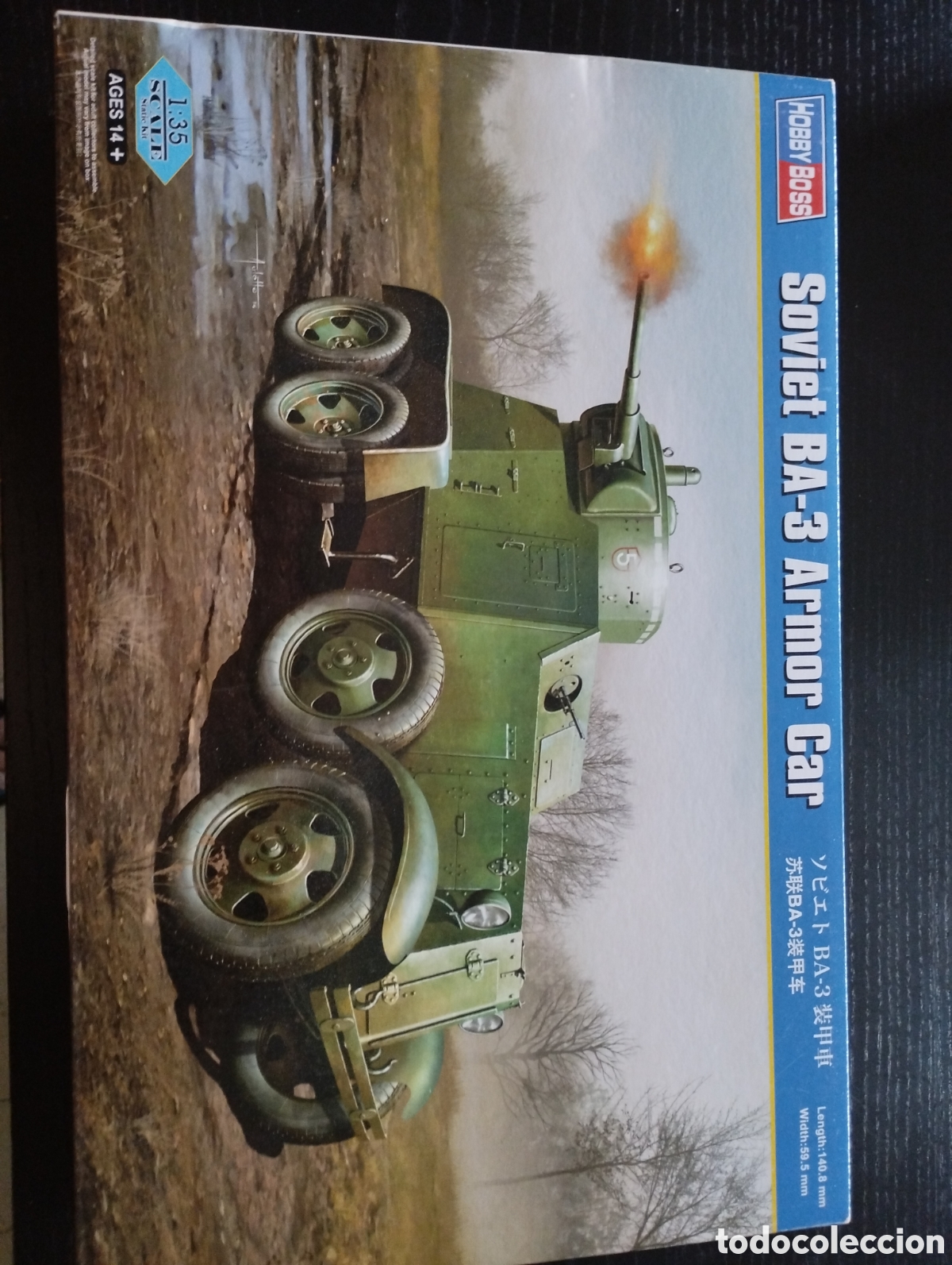 Maquetas: HOBBY BOSS - SOVIET BA-3 ARMOR CAR 1/35 83838 - Foto 1