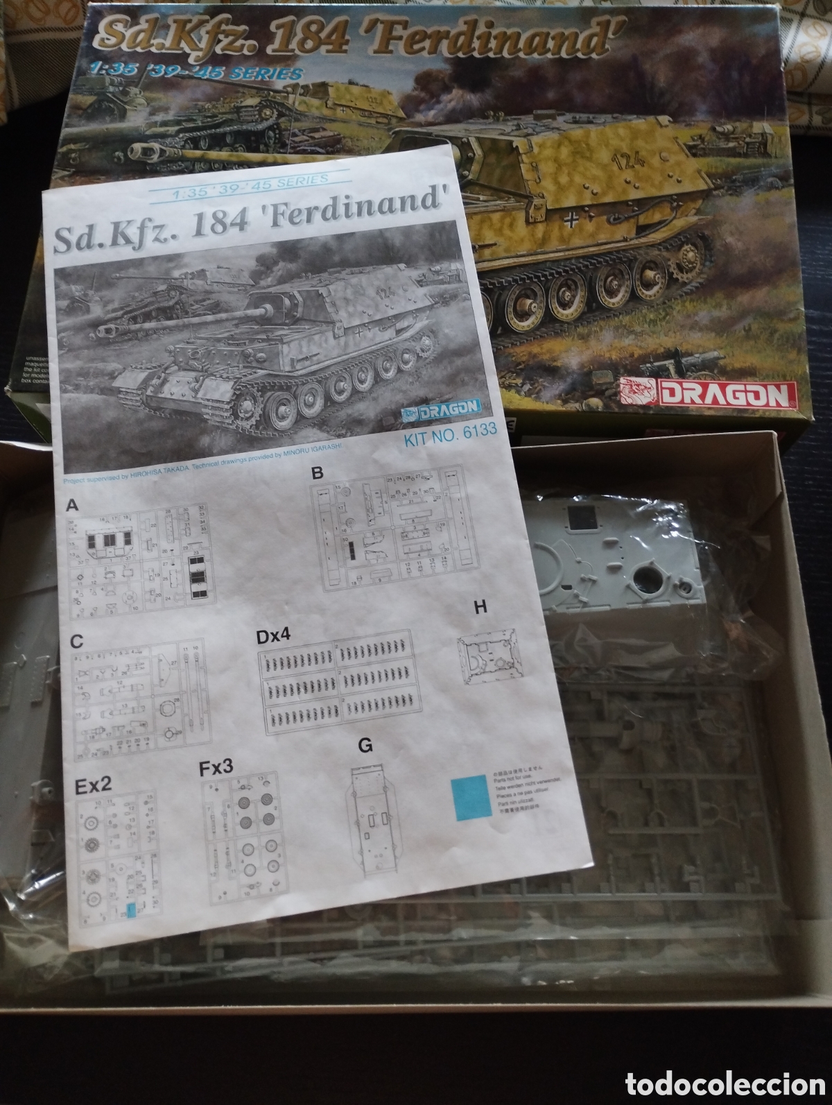Maquetas: DRAG&Oacute;N - SD.KFZ 184 FERDINAND 1/35 6133 - Foto 2