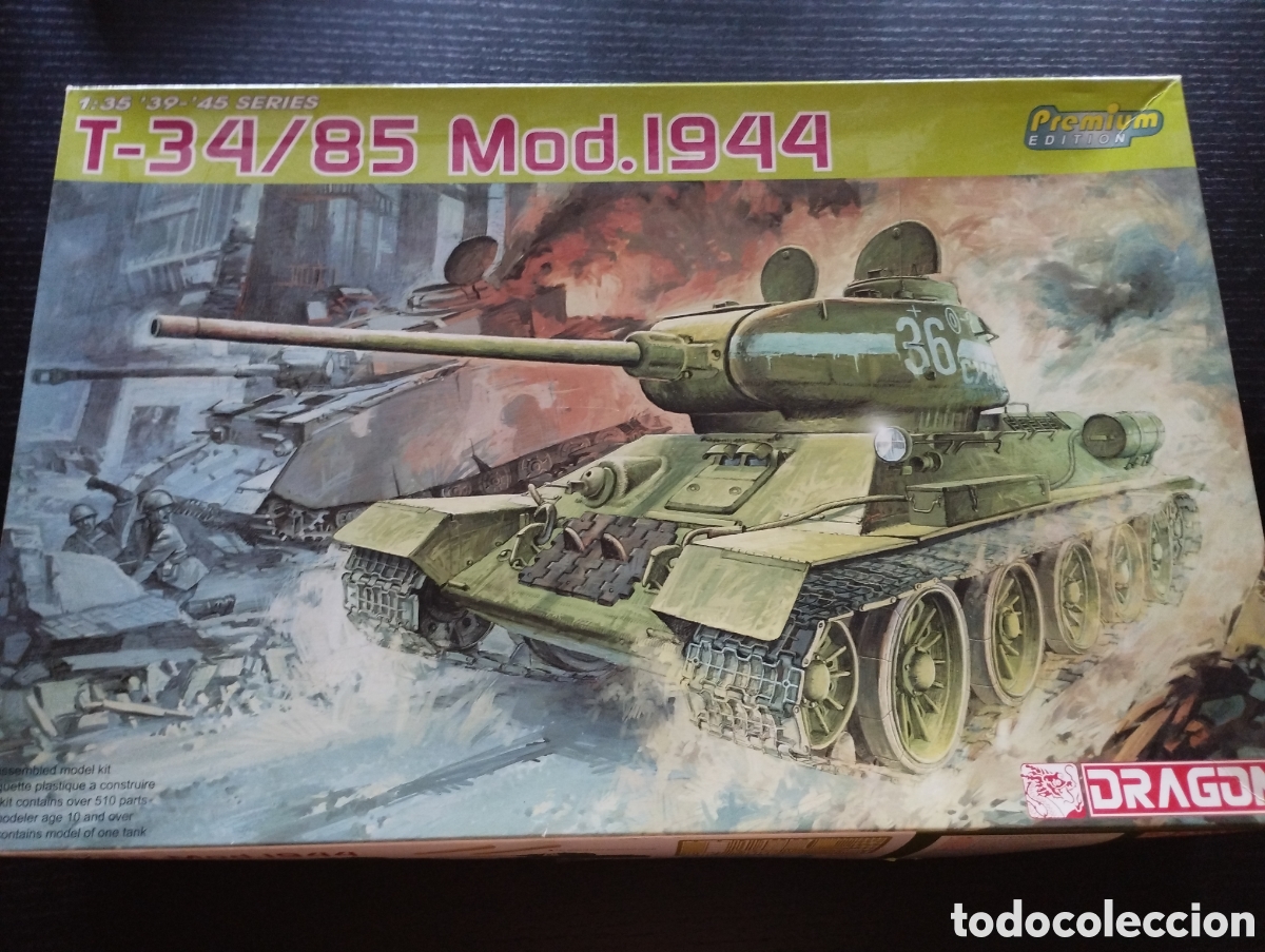 Maquetas: DRAG&Oacute;N - T-24/85 MOD 1944 1/35 6319 - Foto 1