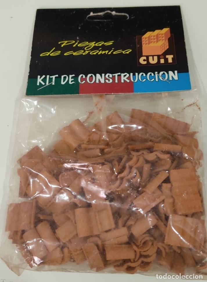 Maquetas: BOLSA CON TEJAS ROJAS 100 gramos - Foto 1
