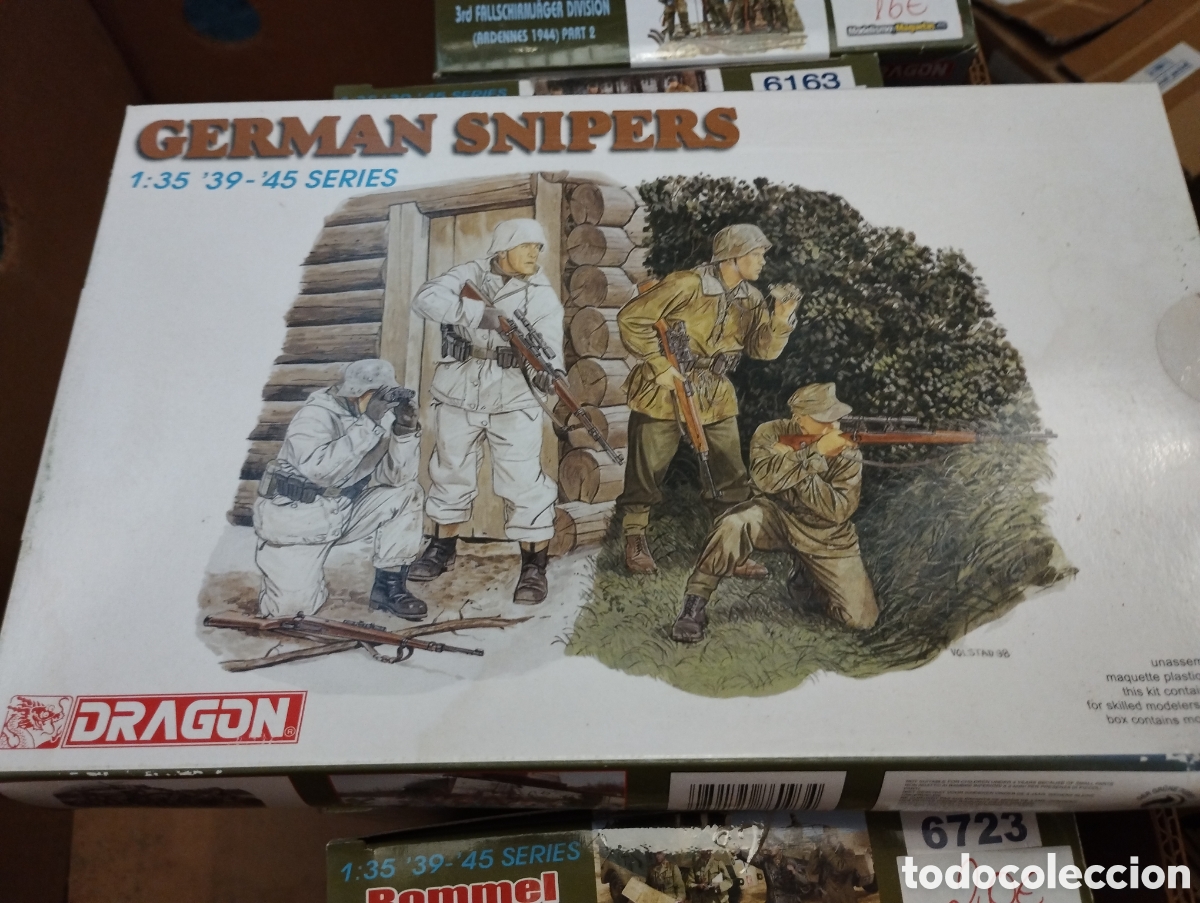 Maquetas: DRAG&Oacute;N - GERM&Aacute;N SNIPERS 1/35 6093 - Foto 1