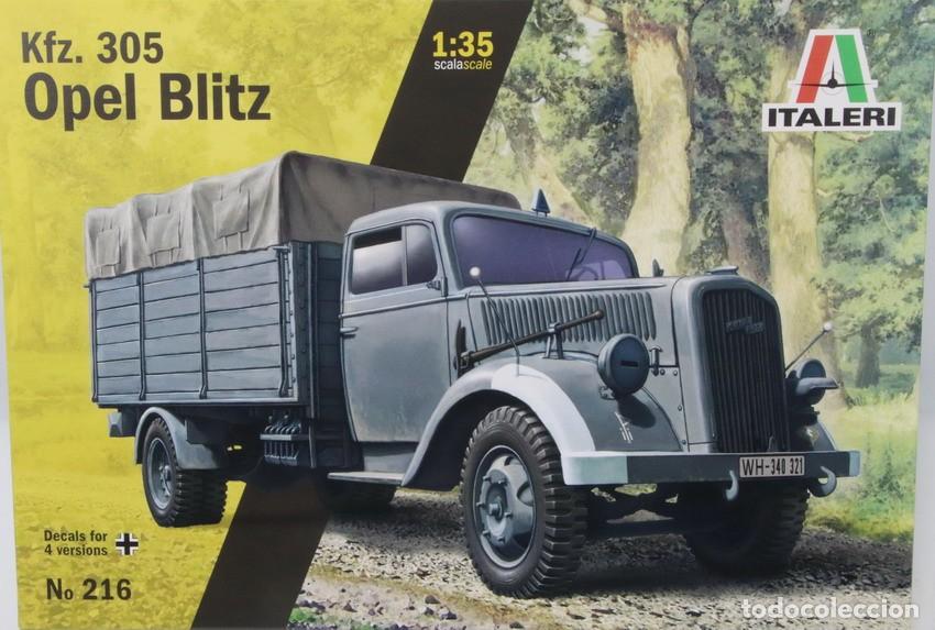 Maquetas: Maqueta cami&oacute;n Opel Blitz, Kfz. 305, ref. 216, 1/35, Italeri