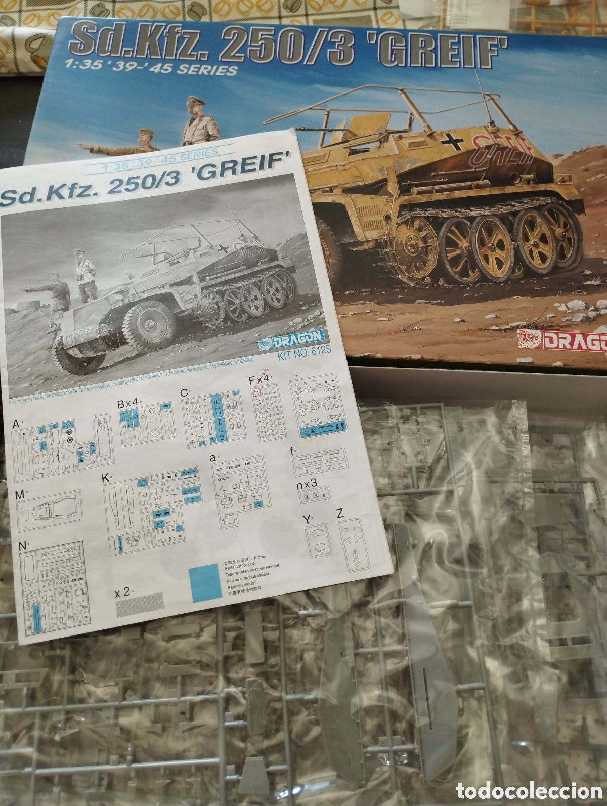 Maquetas: DRAG&Oacute;N - SD.KFZ. 250/3 GREIF 1/35 6125 - Foto 2