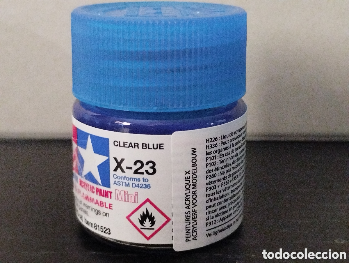 Maquetas: TAMIYA - X23 CLEAR BLUE - Foto 1