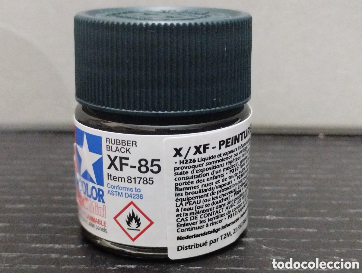 Maquetas: TAMIYA - XF85 RUBBER BLACK - Foto 1