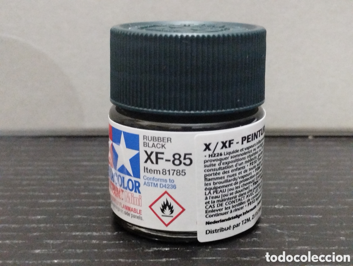 Maquetas: TAMIYA - XF85 RUBBER BLACK - Foto 1