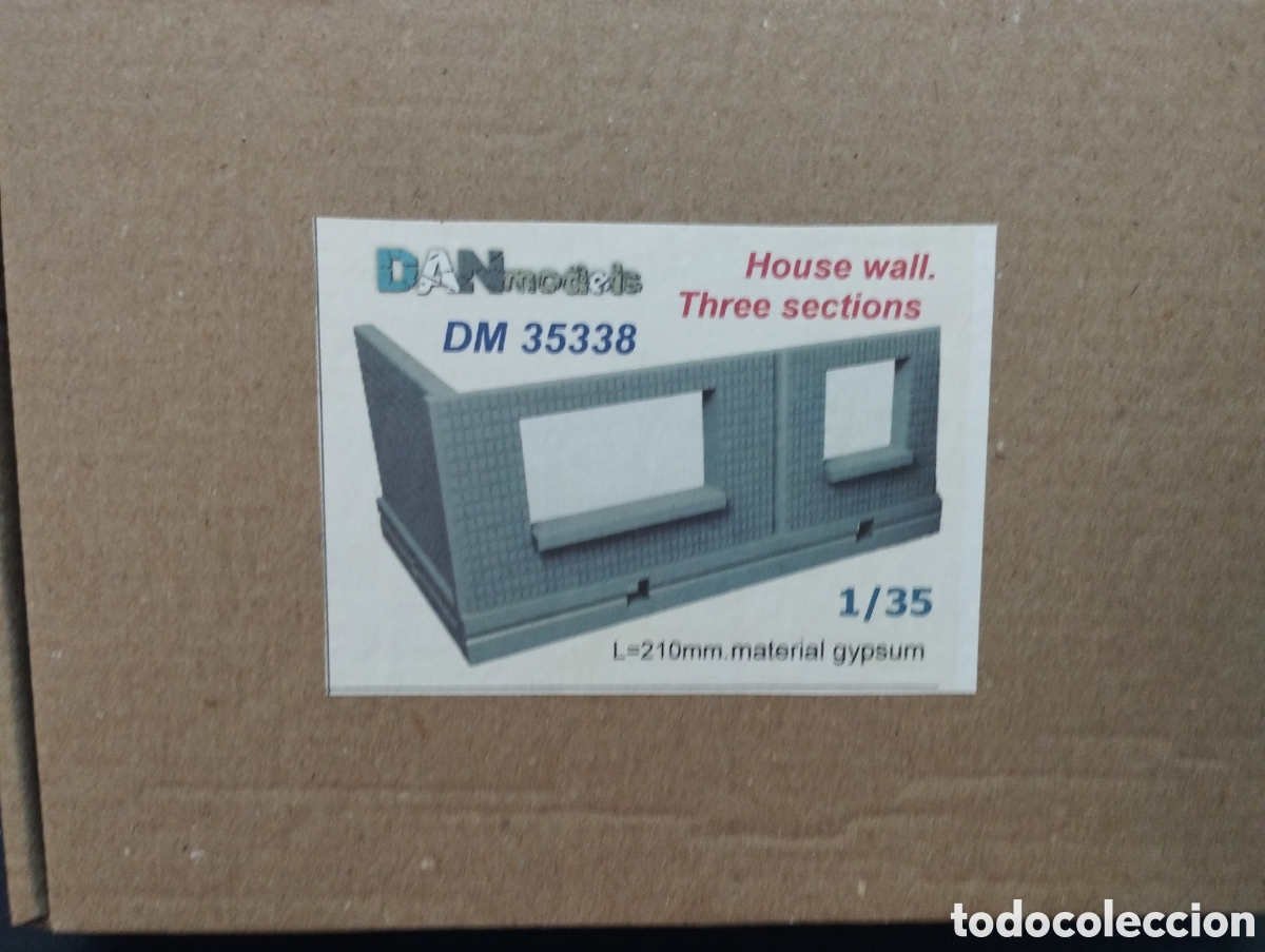 Maquetas: DAN MODELS - HOUSE WALL THREE SECTIONS 1/35 35338 - Foto 1