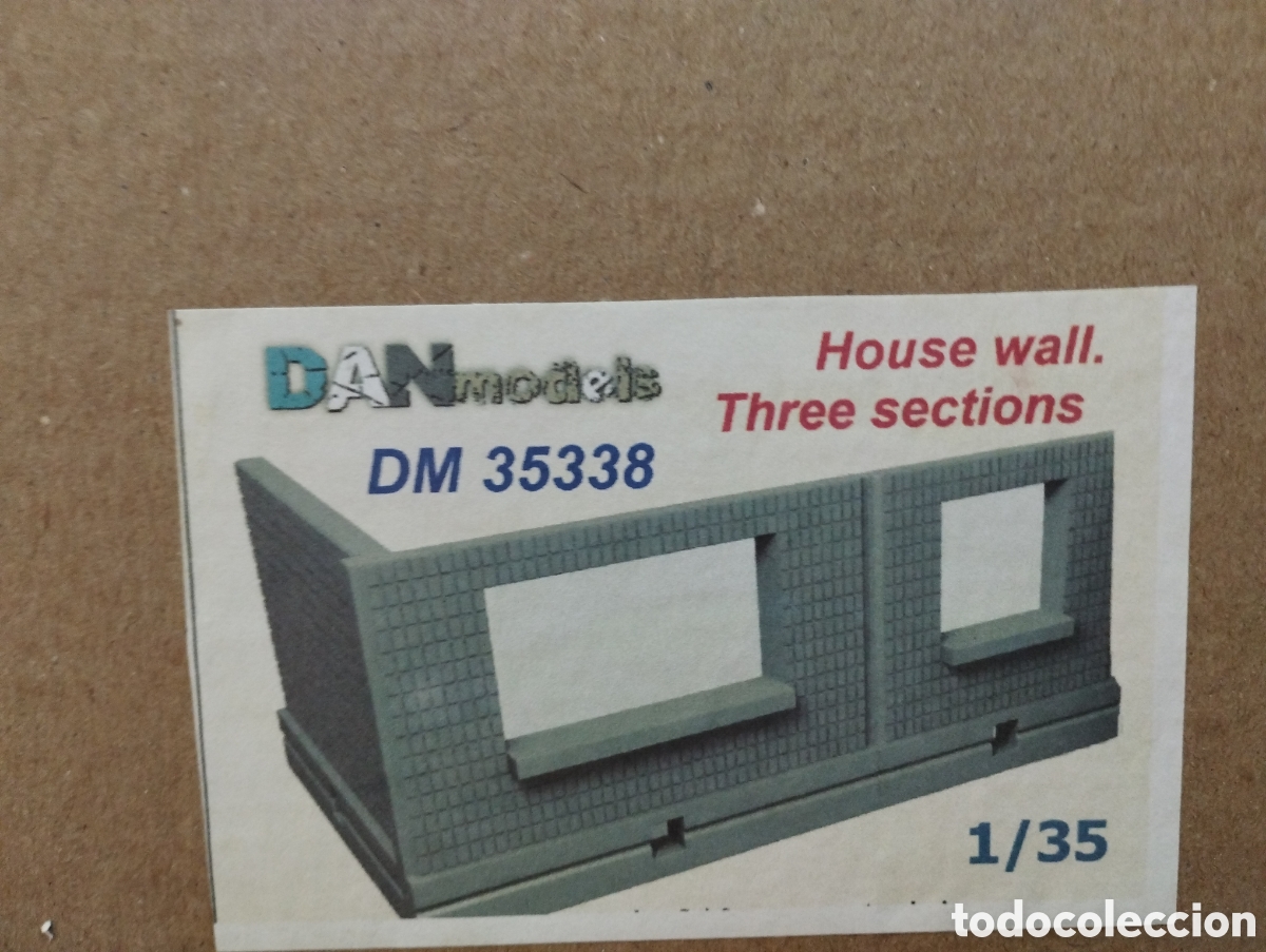 Maquetas: DAN MODELS - HOUSE WALL THREE SECTIONS 1/35 35338 - Foto 1