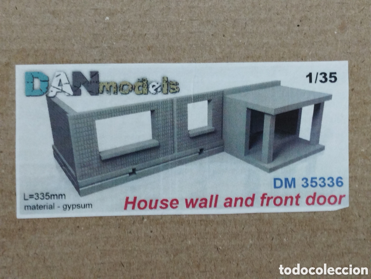 Maquetas: DAN MODELS - HOUSE WALL and FRONT DOOR 1/35 35336 - Foto 1