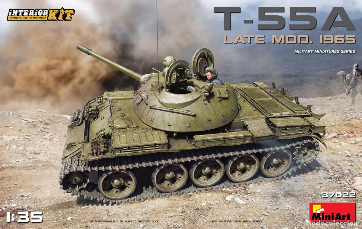 Maquetas: T-55A. Late. 1965. Con interior. Miniart. 1/35. Ref 37022 - Foto 1