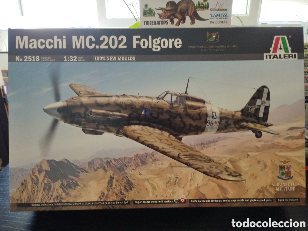 Maquetas: ITALERI - MACCHI MC.202 FOLGORE 1/32 - Foto 1