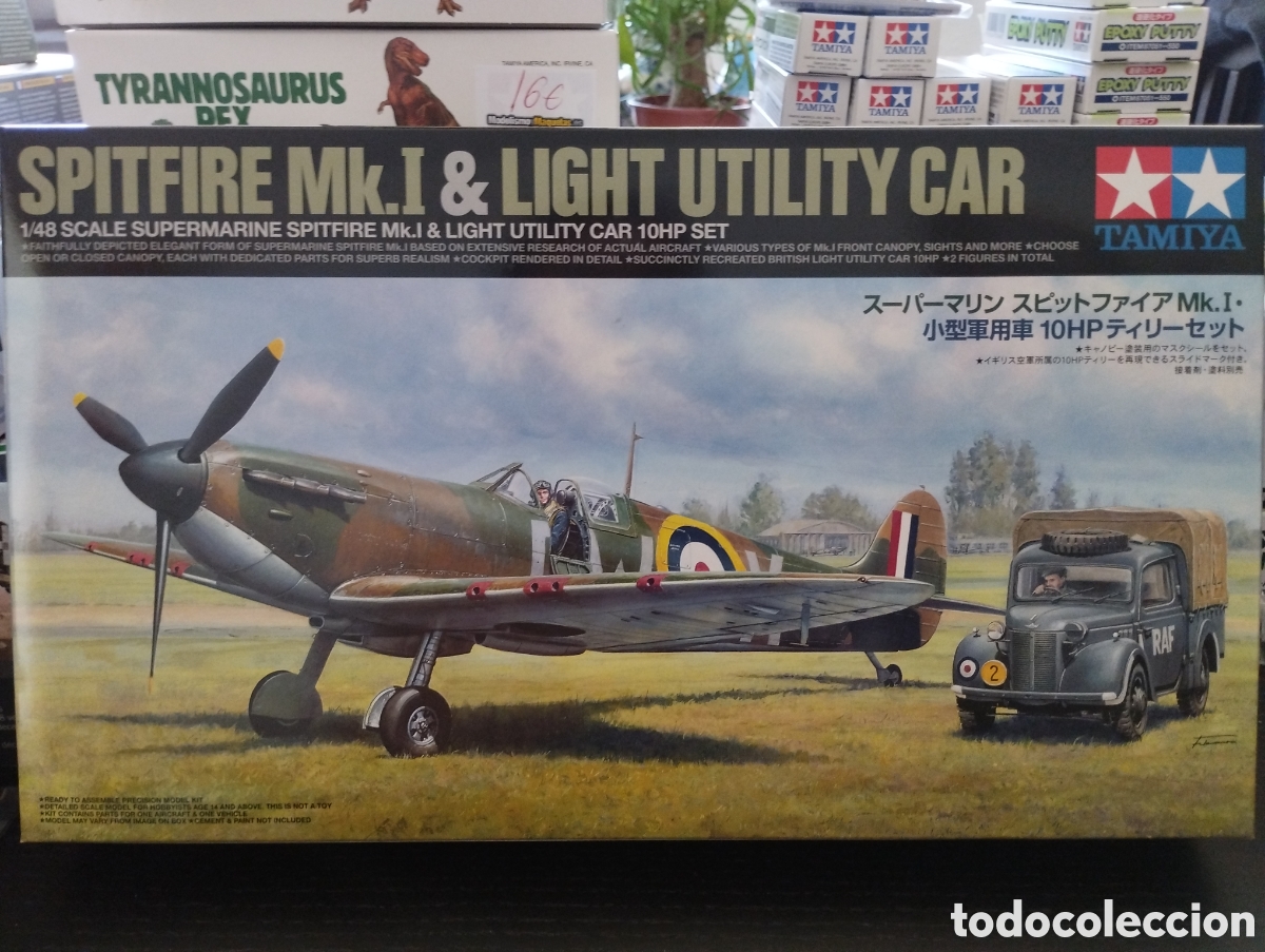 Maquetas: TAMIYA - SPITFIRE MK.I & LIGHT UTILITY CAR 1/48 25211 - Foto 1