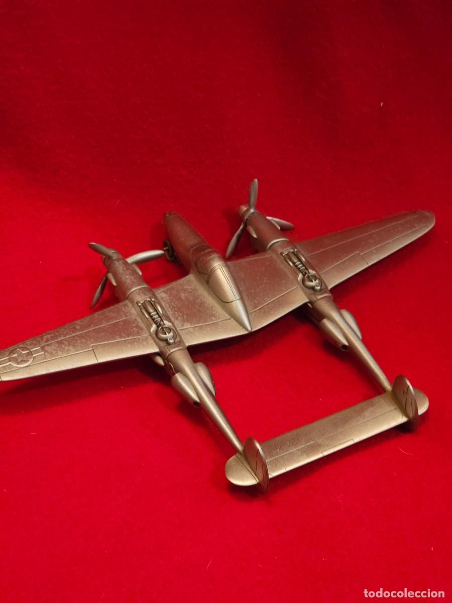 Maquetas: MODELO DE AVION : PEWTER ESCALA 1:1:89 LOCKHEED LIGHTNING - Foto 2