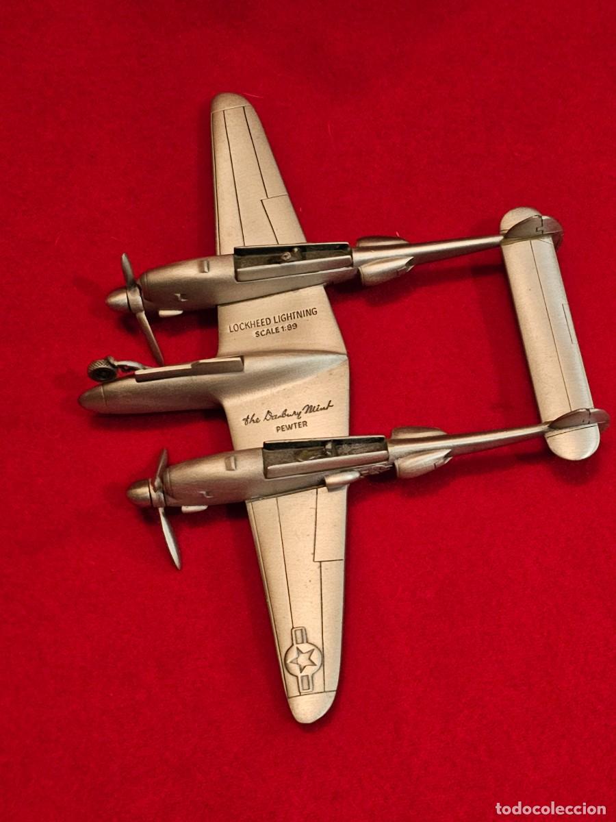 Maquetas: MODELO DE AVION : PEWTER ESCALA 1:1:89 LOCKHEED LIGHTNING - Foto 4