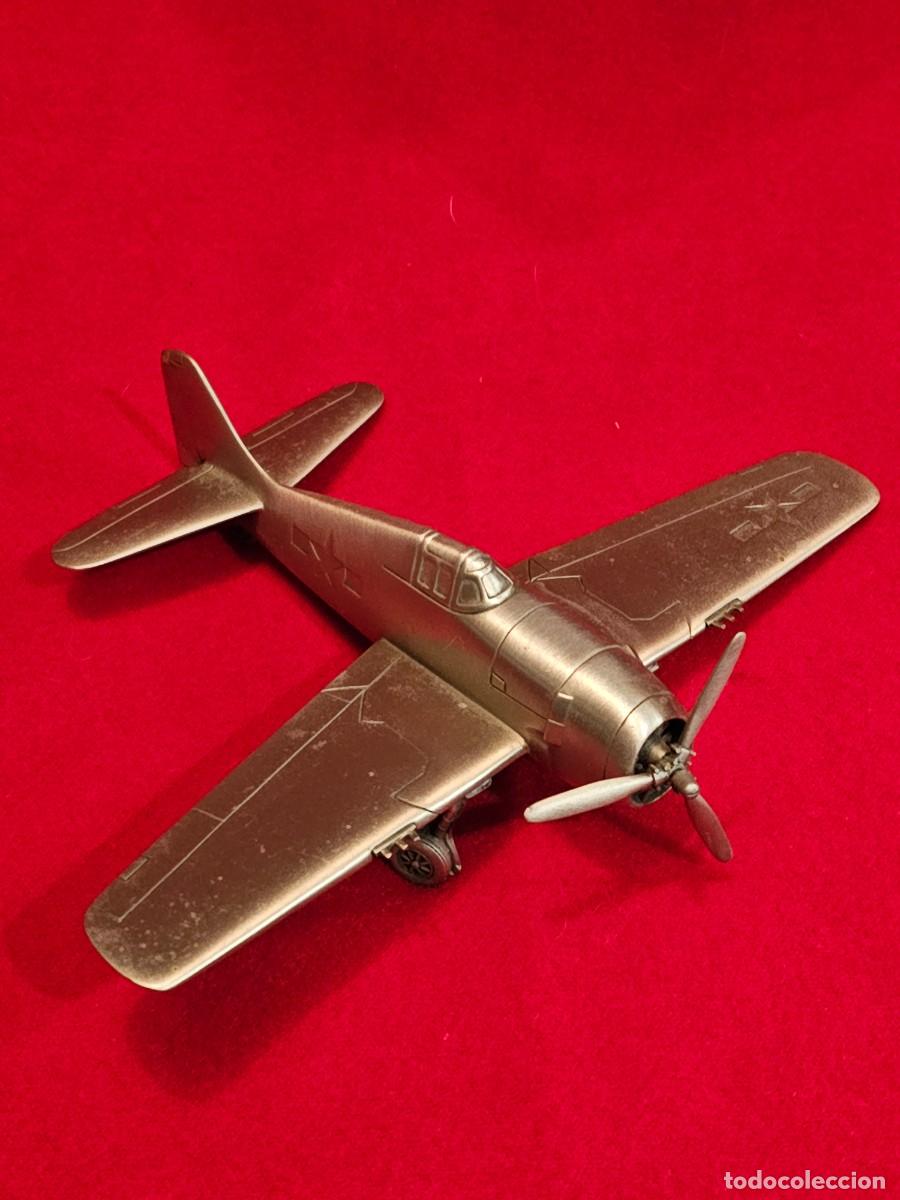 Maquetas: MODELO DE AVION : PEWTER ESCALA 1:82 GRUMMAN HELLCAT - Foto 1