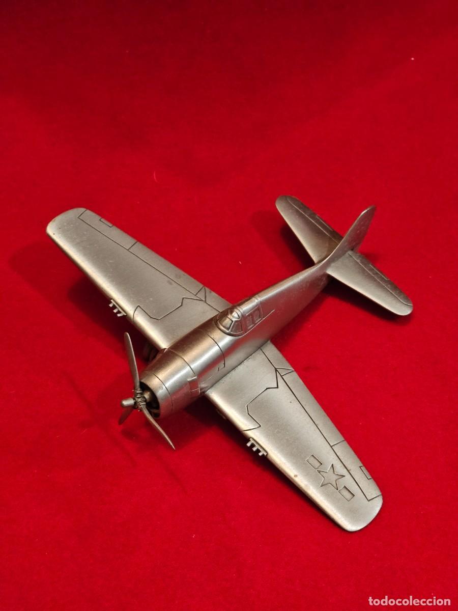 Maquetas: MODELO DE AVION : PEWTER ESCALA 1:82 GRUMMAN HELLCAT - Foto 2