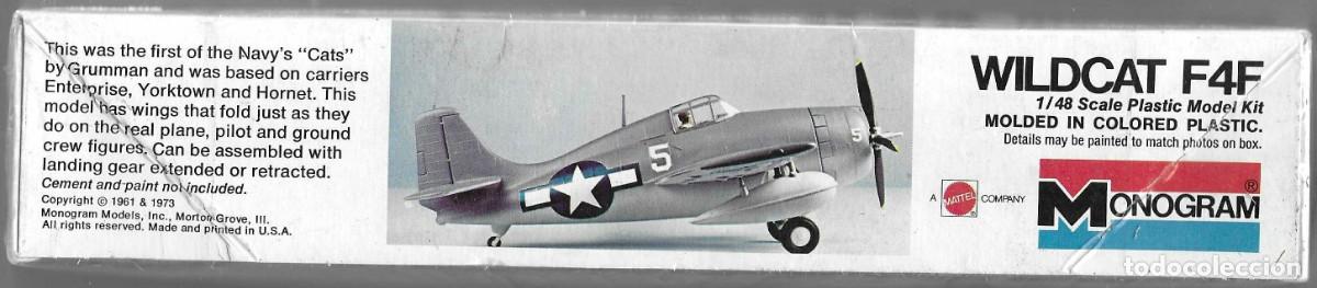 Maquetas: MONOGRAM -- WILDCAT F4F -- PRECINTADO A ESTRENAR - Foto 2