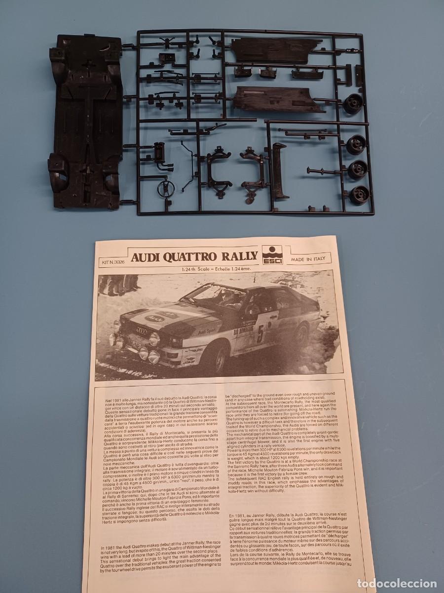 Maquetas: AUDI QUATTRO ESCI 1/24 - Foto 3