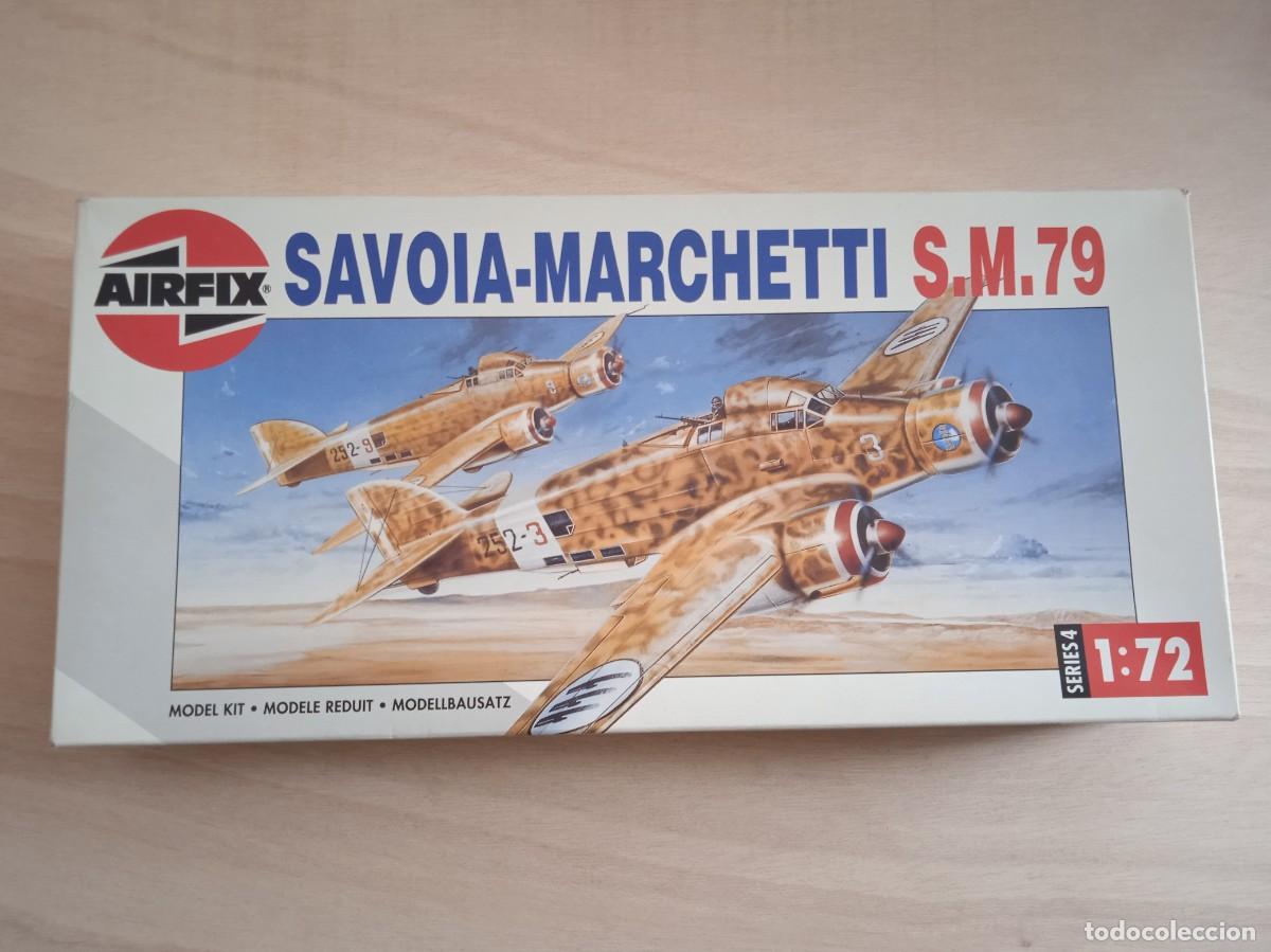 Maquetas: AIRFIX Savoia-Marchetti SM79 1/72 - Avi&oacute;n - Foto 1
