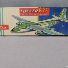 Maquetas: FOKKER F.27 CONTINENTAL PROP AIRLINER ESCALA 1/105 AERMEC CO-MA AÑOS 60