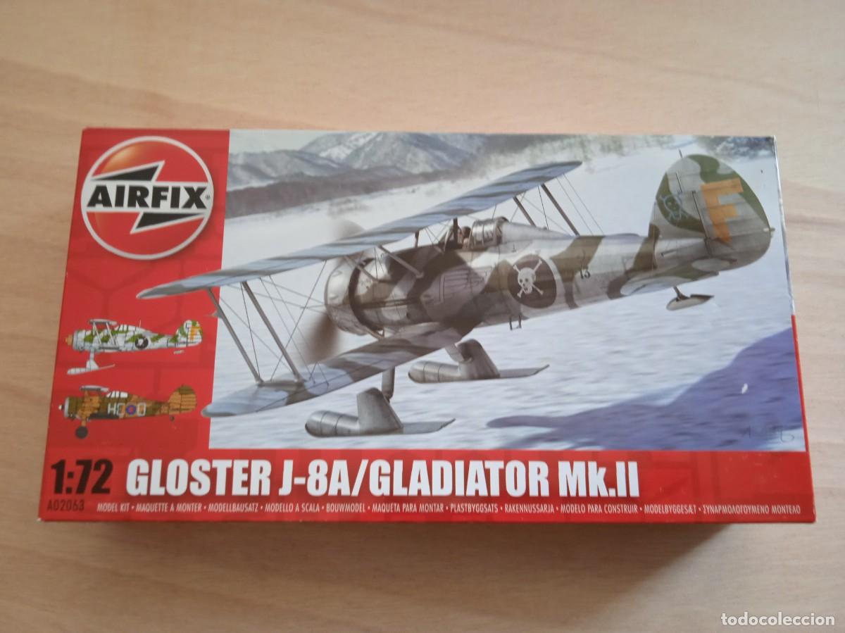 Maquetas: AIRFIX Gloster J-8A / Gladiator Mk.II 1/72 - Avi&oacute;n - Foto 1
