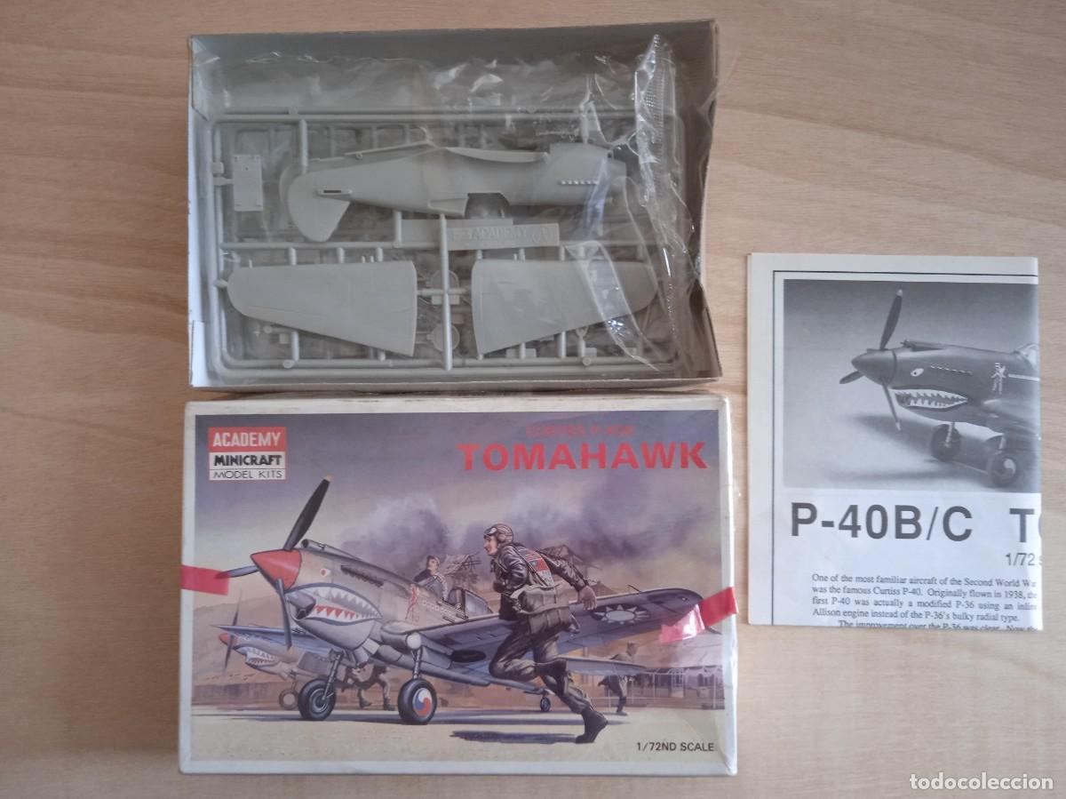 Maquetas: ACADEMY Curtiss p-40B Tomahawk 1/72 - Avi&oacute;n - Foto 1