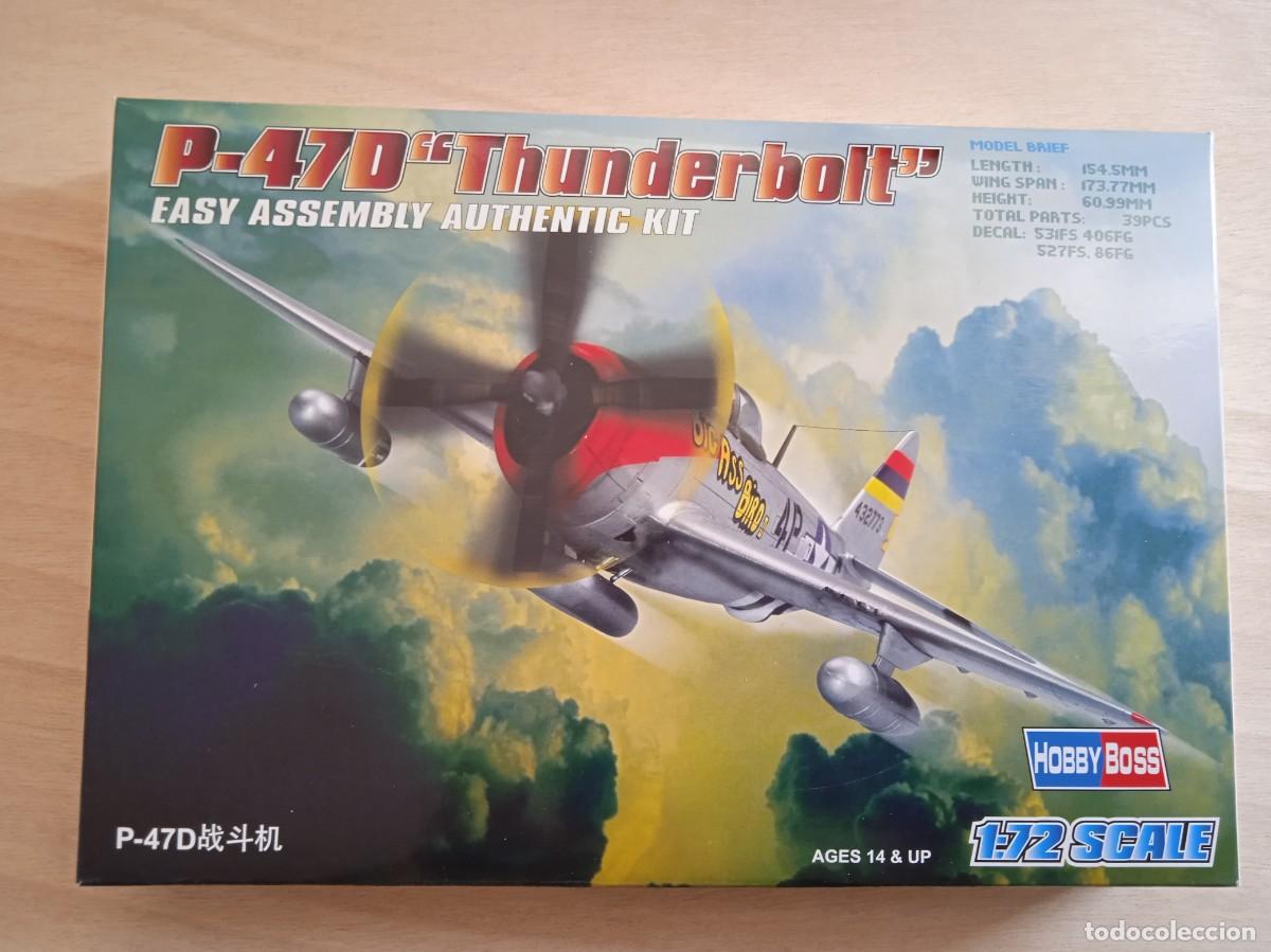 Maquetas: HOBBYBOSS P-47D &rdquo;Thunderbolt&rdquo; 1/72 - Avi&oacute;n - Foto 1