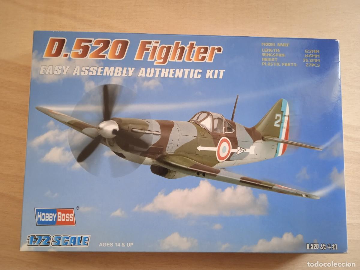 Maquetas: HOBBYBOSS D-520 Fighter 1/72 - Avi&oacute;n - Foto 1