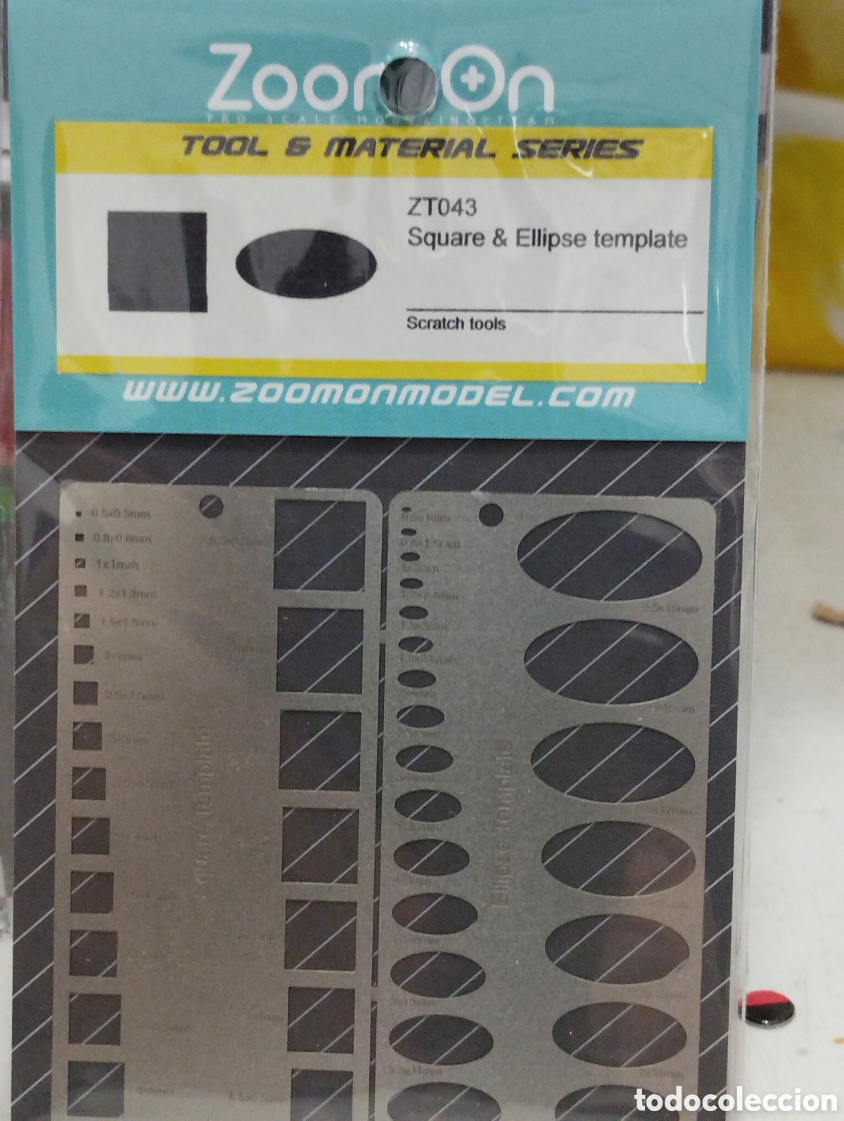 Maquetas: ZOOMON - SQUARE & ELIPSE TEMPLATE ZT043 - Foto 1
