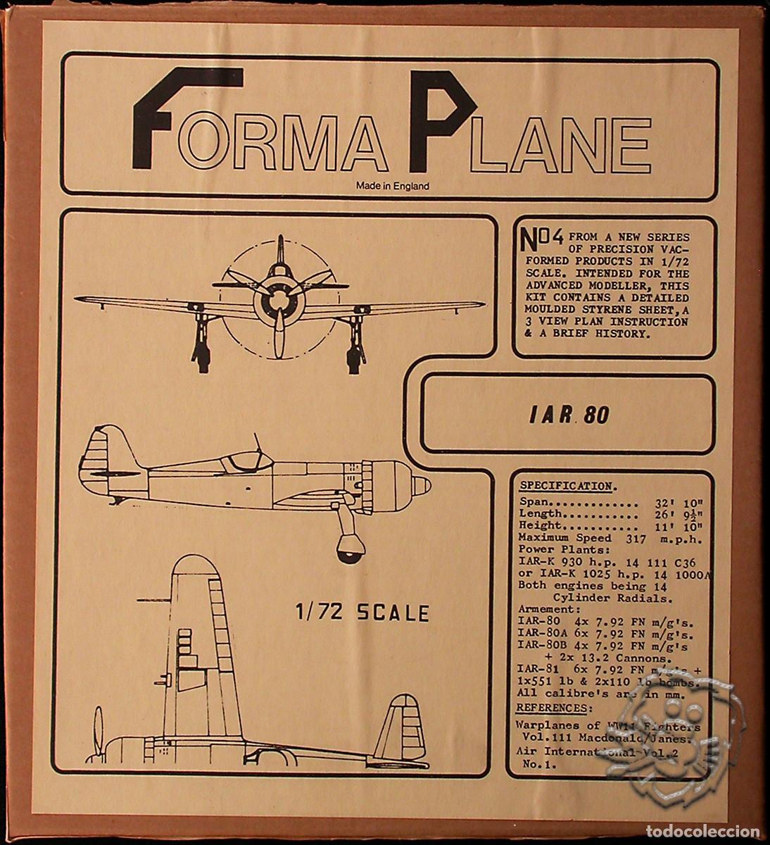 Maquetas: Maqueta FormaPlane 1:72 IAR-80 #04 - Foto 1
