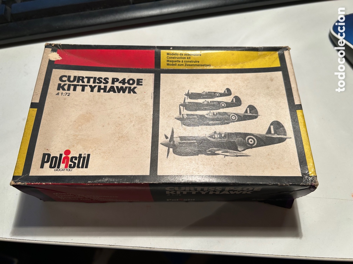 Maquetas: CURT&Iacute;S P 40 E KITTYHAWK DE POLISTIL - Foto 1