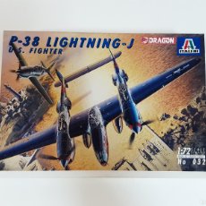 Maquetas: MAQUETA AVION DRAGON P-38 LIGHTNING-J ITALERI 1:72