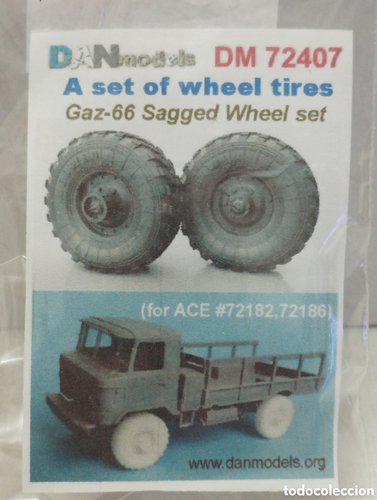 Maquetas: DAN MODELS - SET RUEDAS GAZ-66 1/72 72407 - Foto 1