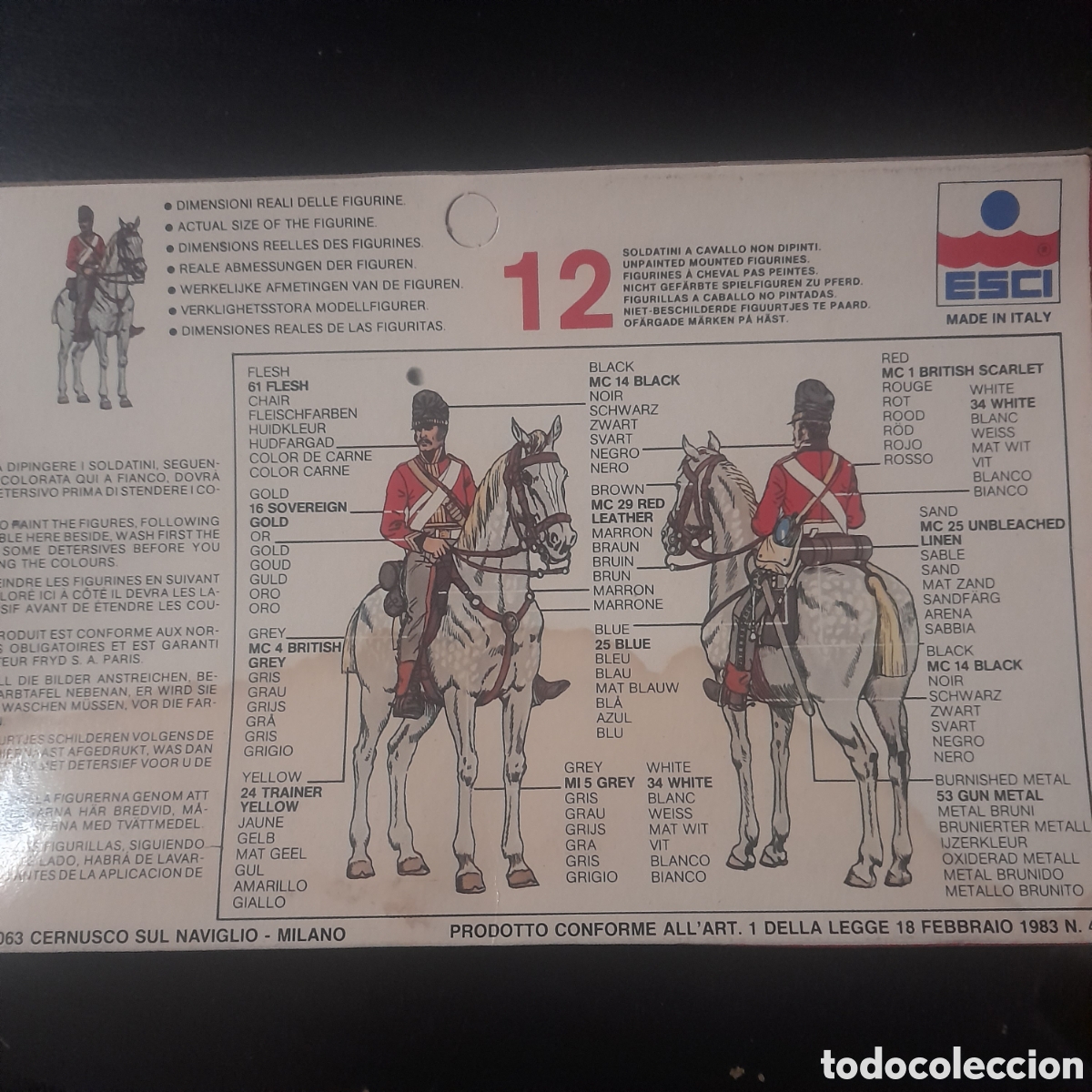 Maquetas: Napoleon Wars Waterloo figuras INCOMPLETO - Foto 2