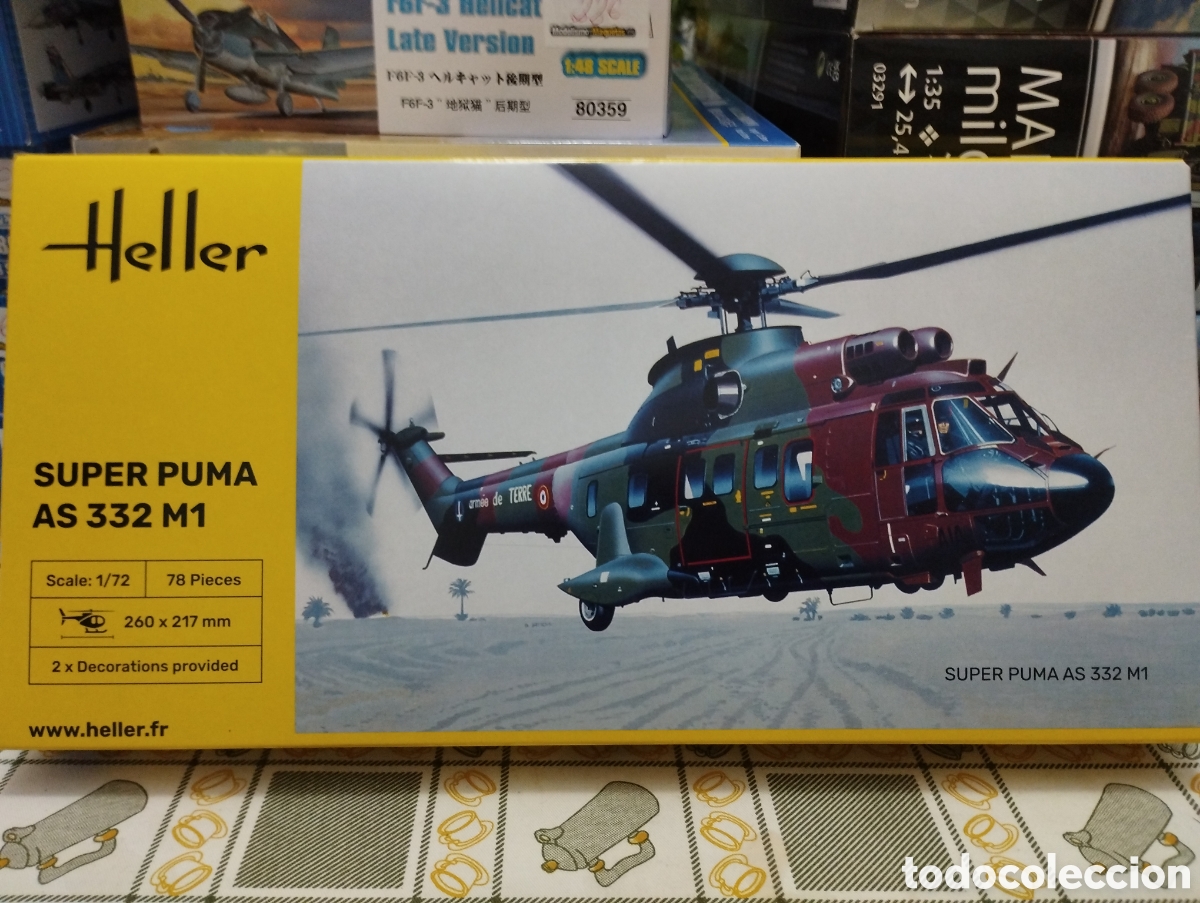 Maquetas: HELLER - SUPER PUMA AS 332 M1 1/72 80367 - Foto 1