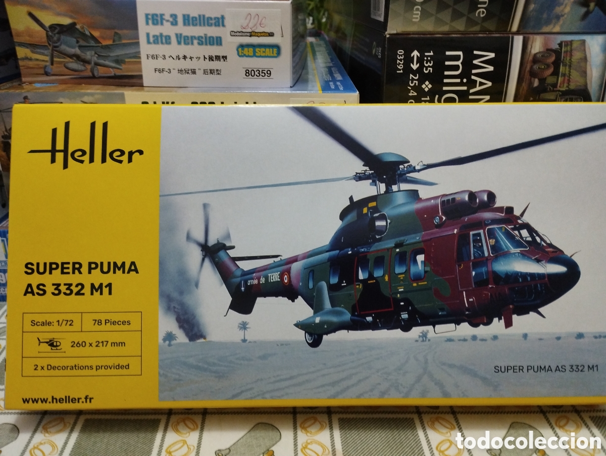 Maquetas: HELLER - SUPER PUMA AS 332 M1 1/72 80367 - Foto 1