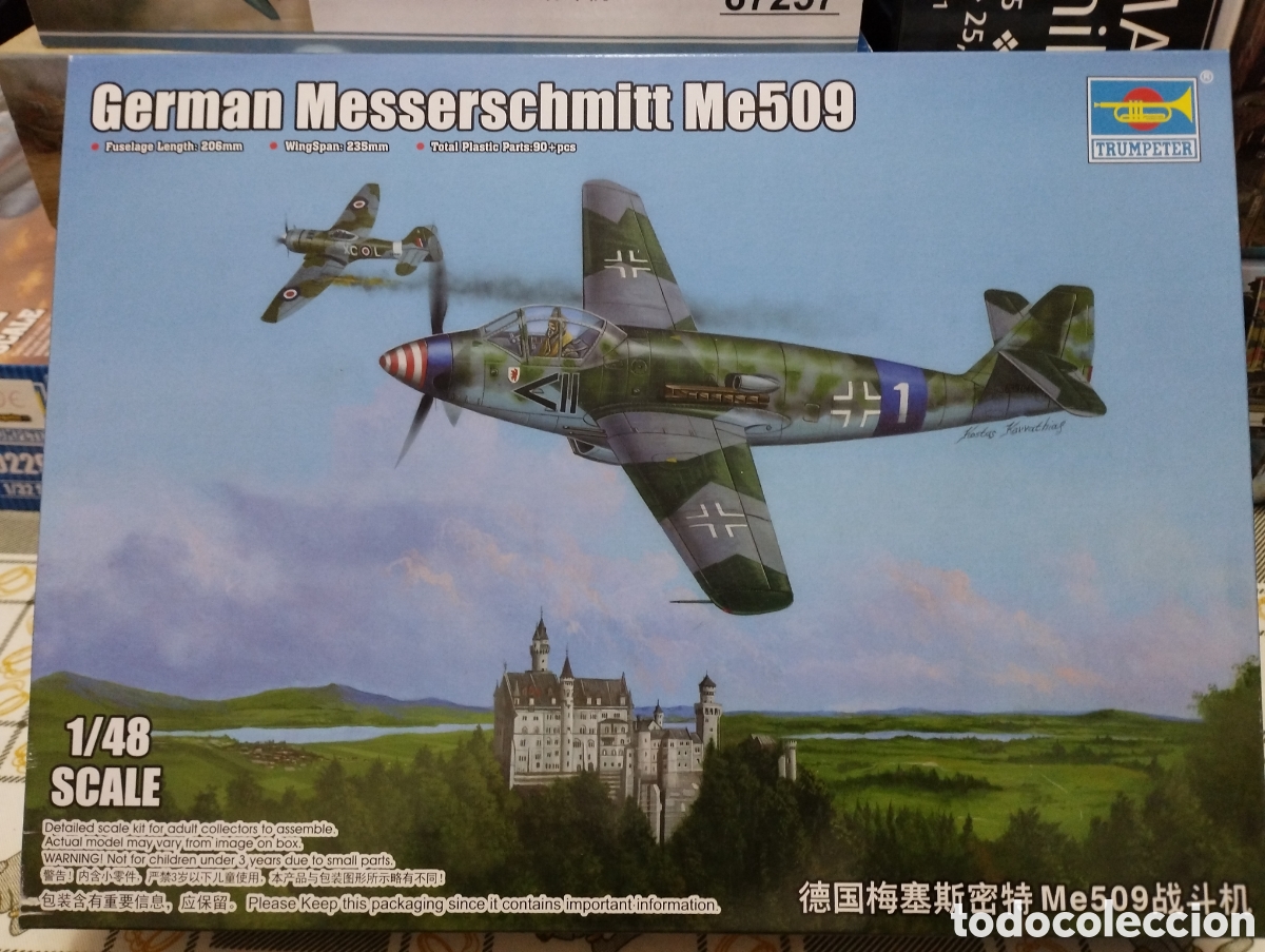 Maquetas: TRUMPETER - GERMAN MESSERSCHMITT ME 509 1/48 02849 - Foto 1